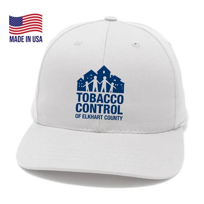 True American Made 6-Panel Poly-Cotton Flex Twill Cap